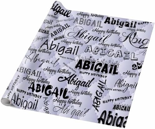AOFUN Wrapping Papper With Name/Date Personalized Name Gift Kids Christmas Gift Wrap Mens Wrapping Paper Christmas Cool Wrapping Paper 3 Rolls 58" x 23" - Image 5