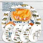 250Pcs Gone Fishing Birthday Party Decorations, Serves 50 - Image 3