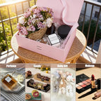 Aimyoo 5 Pack Large Pink Gift Box with Ribbon, 11.5x8.6x4.1 inch Groomsman Proposal Box for Presents with Magnetic Closure Lids, Rectangle Collapsible Luxury Box for Wedding, Christmas, Birthday - Image 5