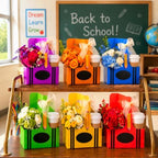 Epakh 48 Pack Teacher 2 Cup Drink Carrier with Handle, Gift Holder by Epakh