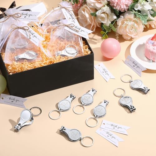 Vesici 50 Sets Baby Shower Nail Clipper Party Favors for Guests, Oh Baby - Image 4