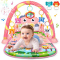 UMIKU Baby Play Mat Tummy Time Mat Gym Girl Activity Center, Pink Dinosaur by UMIKU