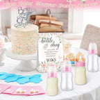 TrelaCo 20 Pcs Bottle Chug Game, Pink Flower Baby Shower Favors - Image 5