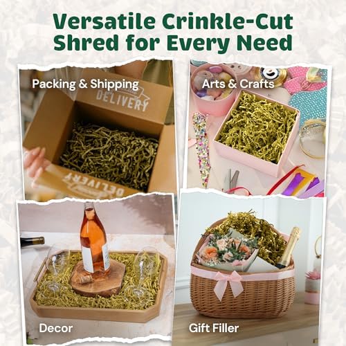 10LB French Vanilla Crinkle Paper Filler USA Made - Image 2