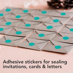 Perco Teal Perforated Round Circle Dot Sticker 1/2-Inch Labels — 10 Rolls, 30,000 Stickers - Planners, Invitations for Aesthetic Coding, Modern Organization & Labeling, Strong Adhesive - Made in USA - Image 4