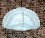Large White Hanging Paper Lanterns Paper Lamp Shade, 2Pcs, 18inch - Image 4