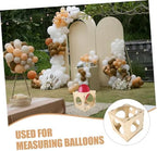 Balloon Size Marker Wood Box Measurement Sizer with 9 Holes Cube - Image 6