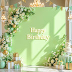 Besutolife Square Arch Backdrop Cover, 8×8 FT Spandex Arch Covers Stretchy Fitted Balloon Arch Stand Cover for Wedding, Birthday Party, Baby Shower, Photo Booth, Graduation Ceremony, Light Green by Besutolife