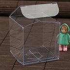 Lucky Monet 25/50/106 Packs Clear Gift Boxes, Clear PET Plastic Boxes Transparent Packing Box Favor Square Boxes for Thanksgiving, Christmas, Wedding, Party, Birthday, Candy, Coffee & Tea, Jewelry - Image 5