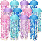 Baquler Set of 12 Jellyfish Party Decoration Soft Colors Paper Lanterns by Baquler