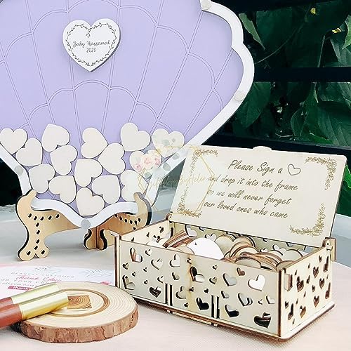 Personalized Seashell Guest Book Alternative, Beach Wedding Drop Box - Image 4