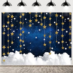 Star Backdrop Twinkle Little Stars Backdrop Starry Night Background 8x6FT by Unknown