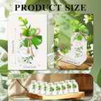 50PCS Handmade Soap Wedding Favor Natural Eucalyptus Handmade Soaps Soap Thank You Gifts Bridal Shower Favors Soaps for Baby Shower Party Spring Garden Decorations - Image 2