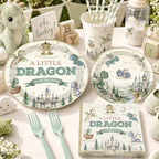 Dragon Baby Shower Decorations Kit, Baby Dragon Baby Shower Party Supplies - Image 3