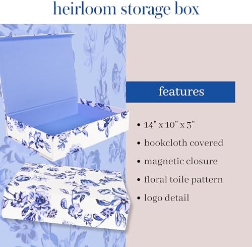 kate spade new york Heirloom Storage Box, Floral Toile - Image 5