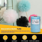 Expo International Decorative Matte Tulle Spool of 6 inch X 100 yards | Light Blue - Image 4