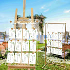 Wedding Seating Chart Board,20x28 Inch Acrylic Please Find Your Seat Table Seating Chart Sign for Wedding/Party Reception Display (People, 2 PCS) by Yemmert
