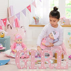 Pink Glitter GIRL Letters for Baby Shower Decorations - Girl Theme LED Light Up Letters, Battery Powered Party Centerpieces for Tables, Wall & Room Decor - Image 6