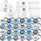 Treela 24 Set Evil Eye Candles Lavender Scented Candle Tins with Lids by Treela