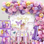 Butterfly First Birthday Decorations for Girl Butterfly 1st Birthday Decor - Image 6