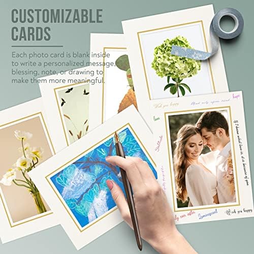 Golden State Art, Paper Picture Frames, 4X6, Ivory Gold Lining, 100 Pack - Image 5