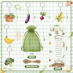 145 Pieces Locally Grown Baby Shower Gifts for Guest Farmers Market Baby On the Way Ballpoint Pens and Keychains Favors Bulk Retractable Baby Shower Pens Gender Reveal Greeting Cards Souvenirs Prizes - Image 3