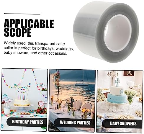 Cake Collar Roll 8cm PET for Baking Mousse Decorations - Image 2