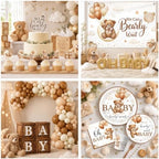 260pcs Bear Baby Shower Decorations - Image 5