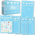 Party Hearty Baby Shower 5 Game Pack, Premium Thick Cardstock - Blue by PartyHearty