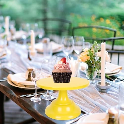 Cake Stand 7.87 Round Cake Tray for Dessert Display Holder for Home Parties Weddings Baby Showers Serving Cakes Pies Cheeses - Image 3