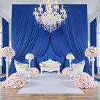 20ft×15ft Royal Blue Backdrop Curtain for Wedding Parties - Image 4