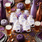 72PCS Halloween Baby Shower Favors Bottle Opener Keychains Purple - Image 4