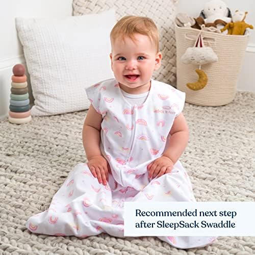 HALO SleepSack, 100% Cotton Wearable Blanket, Swaddle Transition Sleeping Bag, TOG 0.5 - Image 3