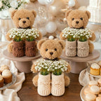 3 Set Bear Baby Shower Centerpieces Gender Reveal Decorations - Image 5