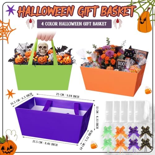 Funnymoom 24 Pack Halloween Boo Basket For Gifts Empty Bulk - Image 3