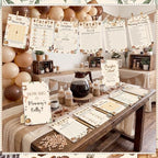 Sherr 476 Pcs Coffee Baby Shower Game Set, 9 Style Baby Shower Activities - Image 5
