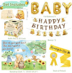 153Pcs Classic Winnie Bear Baby Shower Decorations Party Supplies - Image 3
