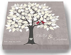 MuralMax Personalized Wedding Signing Tree Canvas Guest Book Wall Art by MuralMax