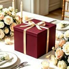 UoeRing 3 Pcs Large Gift Box Red 12x12x11 Inch with Lid - Image 4