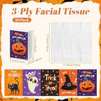 Outus 50 Pack Small Halloween Pocket Tissues Travel Packs Bulk - Image 2