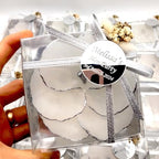 Giftsupstore Wedding Favors Guests Bulk- 150 Set Elegant Silver Design Orchid Candle -Custom Bridal Shower Gifts, Baby Shower & Personalized Bachelorette Party Candle Favor – Decorative Floral Candles - Image 7