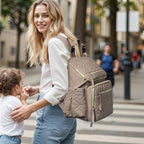 Omanmoli Diaper Bag Backpack Baby Large Travel Work School Backpack Women - Image 2