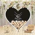 Personalized Wedding Guest Book, Wooden Rustic Wedding Decor Alternative Guest Book, Custom Wooden Wedding Guest Book, Wedding Guest Drop Box Alternative Guest Book Frame by Unknown