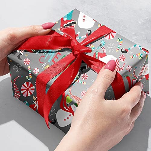 Jillson Roberts Gift Wrap, Snow Joy (6 Jumbo Rolls 10ft x 30in) - Image 2