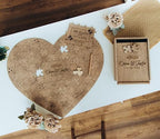 I Love You Box | Wedding Guest Book | Wedding Planning Book And Organizer | Custom Puzzle | Craft Box | Wooden Heart | 2024 Graduation Party Decorations | Party Decor | Name Puzzle | Wooden Hearts For - Image 3