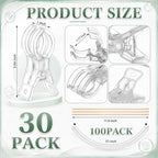 Amyhill 30 Pack 3.5 Inch Balloon Arch Clips 100 Pcs 260 Long Balloons Kit - Image 2
