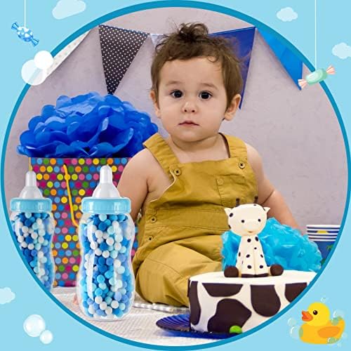 Tessco for you 2 Pcs 15in Jumbo Baby Bottle Bank Baby Shower, Blue - Image 4