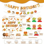 Brunch Birthday Party Decorations Brunch Happy Birthday Backdrop Banner Garland Breakfast Food Cake Topper Honeycomb Centerpieces Balloons for Boys Girls Let's Brunchs Bday Decor Party Supplies - Image 7