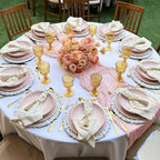 12 Pack Blush Pink Cheesecloth Table Runner 10Ft 23 x 120 Inch - Image 7