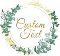 Personalized Custom Stickers Labels for Wedding Favors Birthday, Business Logo Customized Sticker.Waterproof, Fade & Heat Resistant and Cold Resistant. Pack of 100 to 1000.(Pattern 3, 4 Inch) by clylife